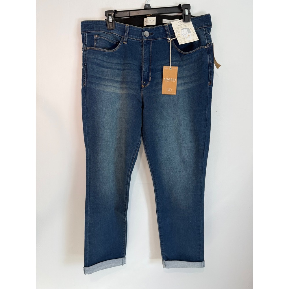NWT Angels Forever Young Everluxe Lift Convertible Skinny Jeans 16/33